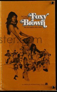 8m446 FOXY BROWN pressbook '74 don't mess with meanest chick Pam Grier, she'll put you on ice!