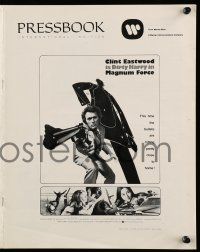 8m567 MAGNUM FORCE int'l pressbook '73 Clint Eastwood is Dirty Harry pointing his huge gun!
