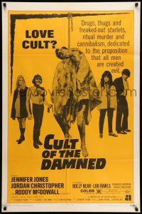 8p037 ANGEL ANGEL DOWN WE GO 1sh R70 AIP, drugs, thugs & cannibalism, Cult of the Damned!