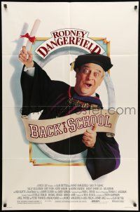 8p054 BACK TO SCHOOL 1sh '86 Rodney Dangerfield goes to college with his son!