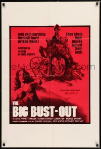 8p080 BIG BUST-OUT  '72 Vonetta McGee, locked in a cage of wild desire!