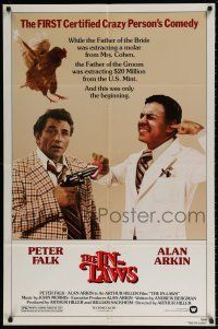8p484 IN-LAWS 1sh '79 classic Peter Falk & Alan Arkin screwball comedy!