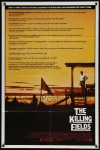 8p534 KILLING FIELDS reviews 1sh '84 Sam Waterston, John Malkovich, Cambodian Civil War!