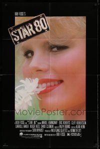 8p859 STAR 80 1sh '84 Mariel Hemingway as Playboy Playmate of the Year Dorothy Stratten!