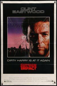8p882 SUDDEN IMPACT 1sh '83 Sondra Locke, Hingle, Clint Eastwood is at it again as Dirty Harry!