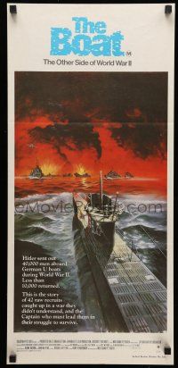 8r712 DAS BOOT Aust daybill '82 The Boat, Wolfgang Petersen German World War II submarine classic!