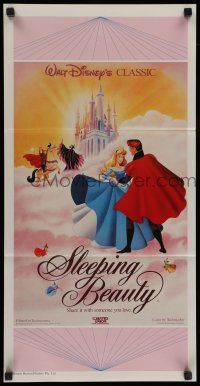 8r924 SLEEPING BEAUTY Aust daybill R87 Walt Disney cartoon fairy tale fantasy classic!