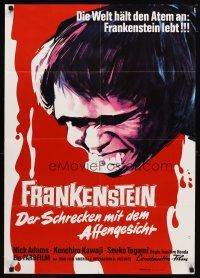 8r561 FRANKENSTEIN CONQUERS THE WORLD German R74 Toho, Ishiro Honda, art of terrifying monster!