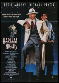 8r572 HARLEM NIGHTS German '89 great different art of Eddie Murphy & Richard Pryor!
