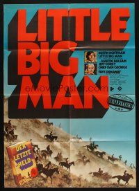 8r586 LITTLE BIG MAN German '71 Dustin Hoffman as most neglected hero!