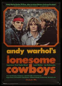 8r589 LONESOME COWBOYS German '72 Andy Warhol surreal western starring Joe Dallesandro!