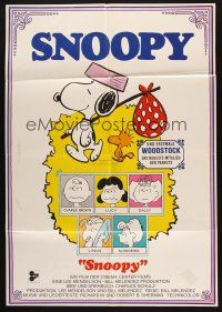 8r620 SNOOPY COME HOME white style German '72 Peanuts, Charlie Brown, great Schulz art of Snoopy!