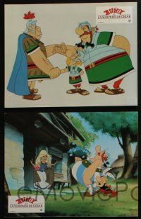 8r197 ASTERIX VS. CAESAR 10 French LCs '85 art of comic cartoon characters by Albert Uderzo!