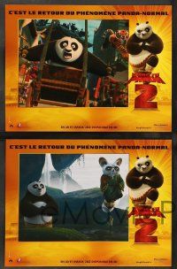 8r332 KUNG FU PANDA 2 4 French LCs '11 Jack Black in the title role, animated action comedy!
