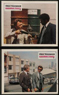 8r177 MAGNUM FORCE 12 French LCs '74 Clint Eastwood is Dirty Harry, Hal Holbrook, Felton Perry!
