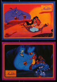 8r092 ALADDIN 16 German LCs '92 great images of the classic Walt Disney Arabian fantasy cartoon!
