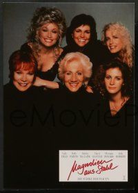 8r127 STEEL MAGNOLIAS 5 German LCs '89 Sally Field, Dolly Parton, Shirley MacLaine, Roberts, cast!