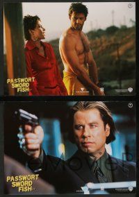 8r121 SWORDFISH 8 German LCs '01 John Travolta, Hugh Jackman, Don Cheadle, sexy Halle Berry!