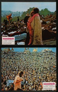 8r122 WOODSTOCK 8 German LCs '70 legendary rock 'n' roll film, three days of peace, music and love!