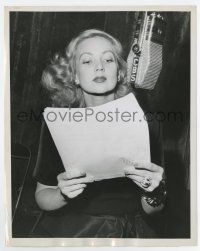 8s095 ANN SOTHERN 7.25x9 radio publicity still '45 as explosive Brooklyn secretary Maisie on CBS!