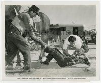8s102 APACHE DRUMS candid 8.25x10 still '51 Coleen Gray falls from horse when the stirrup breaks!