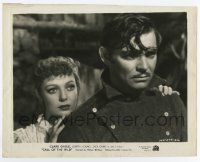 8s181 CALL OF THE WILD 8x10.25 still R43 great close up of Loretta Young behind angry Clark Gable!