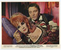 8s012 DOCTOR FAUSTUS color 8x10 still '68 c/u of Elizabeth Taylor & star/director Richard Burton!
