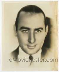 8s325 HAL B. WALLIS 8x10 still '20s super young close portrait of the producer by Elmer Fryer!