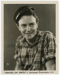 8s332 HEAVEN ON EARTH 8x10.25 still '31 head & shoulders smiling portrait of Lew Ayres!