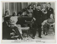 8s359 HUMORESQUE 7.75x10 still '46 Joan Crawford & crowd watch John Garfield play violin!