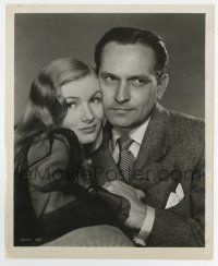 8s365 I MARRIED A WITCH 8.25x10 still '42 best romantic c/u of Fredric March & sexy Veronica Lake!