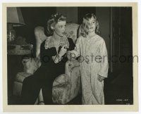 8s366 I MARRIED A WITCH 8x10 still '42 Veronica Lake with young Ann Carter, who has peekaboo hair!