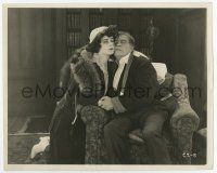 8s379 IRON HEART 8x10 still '20 Madlaine Traverse kneels by chair & hugs her ailing father!