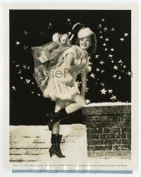 8s389 JANE FRAZEE 8.25x10 still '41 sly old St. NIck recruits the sexy Universal star to help him!