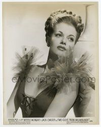 8s400 JANIS PAIGE 8x10.25 still '46 in sexy gown & great hairdo from Two Guys From Milwaukee!