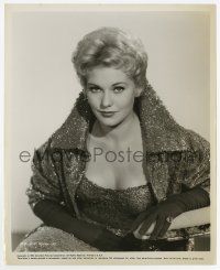 8s445 KIM NOVAK 8.25x10 still '56 wonderful seated portrait in sexy beaded gown with long gloves!