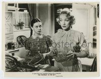 8s630 NO HIGHWAY IN THE SKY 8x10.25 still '51 teen girl helps Marlene Dietrich clean up kitchen!