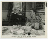 8s632 NO MAN OF HER OWN 8x10 still '32 beautiful Carole Lombard stares at young Tommy Conlon!