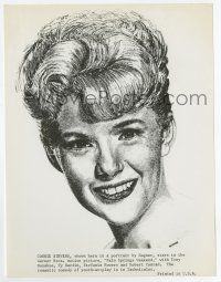 8s657 PALM SPRINGS WEEKEND 7.5x10 still '63 art of pretty blonde Connie Stevens by Hagner!