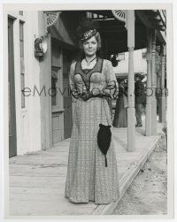 8s667 PISTOLS 'N' PETTICOATS TV 7x9 still '66 great portrait of Ann Sheridan in western town!