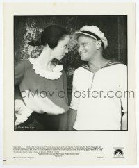 8s672 POPEYE 8x10 still '80 best portrait of Robin Williams & Shelley Duvall as Olive Oyl!