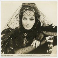 8s684 PRIVATE LIFE OF DON JUAN 7.75x7.75 still '34 portrait of beautiful Merle Oberon in costume!