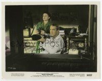 8s035 REAR WINDOW color 8x10 still '54 James Stewart w/camera & Thelma Ritter looking out window!