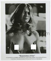 8s709 RESURRECTION OF EVE 8x10 still '73 c/u of sexy naked Marilyn Chambers w/hands on her chest!