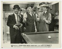 8s727 ROBIN & THE 7 HOODS 8x10 still '64 Frank Sinatra, Dean Martin & Sammy Davis by pool table!