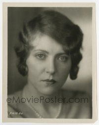 8s740 RUTH CHATTERTON 8x10.25 still '30s head & shoulders c/u of the pretty actress wearing pearls!