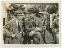 8s753 SARATOGA 8x10.25 still '37 Clark Gable & Lionel Barrymore at the horse racing track!