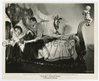 8s852 SUNSET BOULEVARD deluxe 8x10 still '50 William Holden tries to console Gloria Swanson in bed!
