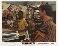 8s045 TAXI DRIVER 8x10 mini LC #6 '76 Robert De Niro as Travis Bickle stops robbery with his gun!