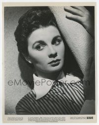 8s928 TRIO 7.75x10 still '50 moody close up of pretty Jean Simmons, W. Somerset Maugham!
